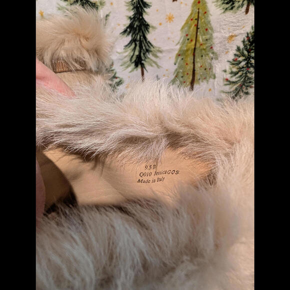 COACH JESSICA FUR/SUEDE TALL BOOTS - Picture 4 of 7